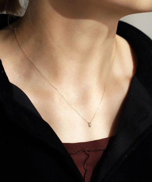 ネックレス ティアドロップネックレス レディース