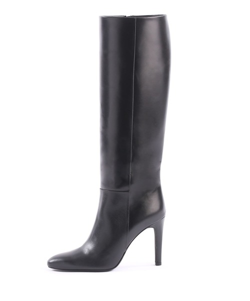 「SEVEN TWELVE THIRTY」 ロングブーツ 23.5cm グレイッシュベージュ レディース_画像4