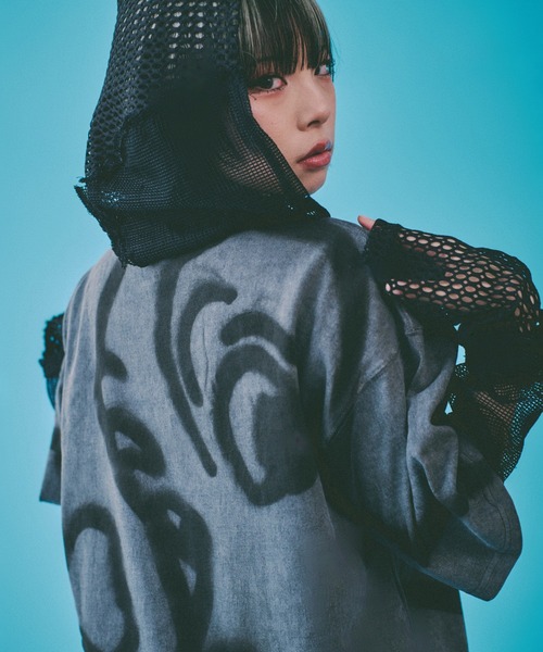 「GALFY」 半袖Tシャツ L ブラック メンズの画像