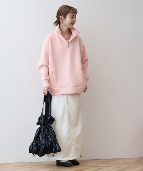 「AMERICAN HOLIC」 長袖カットソー L オフホワイト レディース_画像8