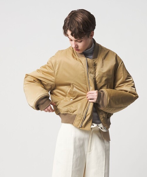 6 ma1 ma-1 「6(ROKU)」ナイロン ツイル MA-1 ブルゾン 26SS