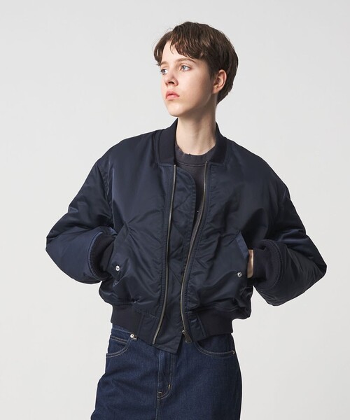 6 ma1 ma-1 「6(ROKU)」ナイロン ツイル MA-1 ブルゾン 26SS