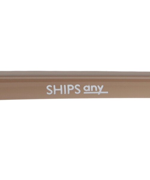 「SHIPS any」 サングラス ONE SIZE キャメル レディース_画像4