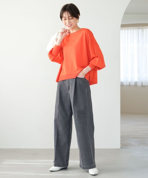 「Elura」 長袖ニット MEDIUM イエロー レディース_画像7