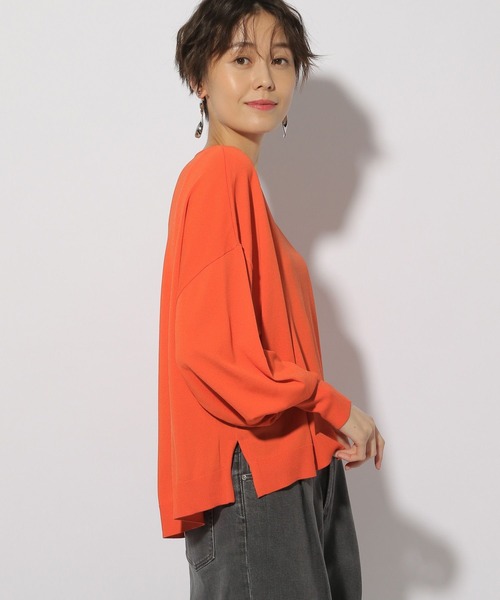 「Elura」 長袖ニット MEDIUM イエロー レディース_画像9