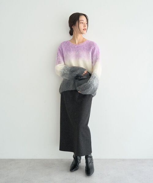 YECCA VECCA（イェッカヴェッカ） ニット セーター グラデーション