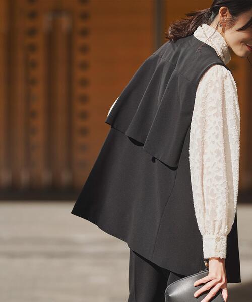 UNTITLED（アンタイトル） ベスト ジレ 「洗える/ストレッチ性