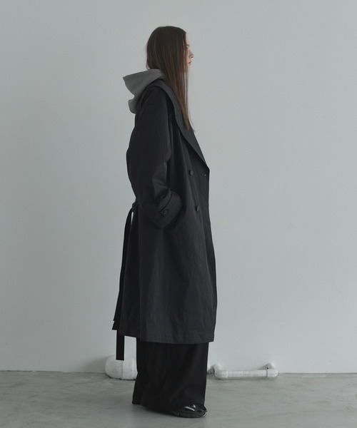 新品　remer トレンチコート　S ブラック　春用 remer トレンチコート SMALL ブラック メンズ : ZOZOTOWN Yahoo!店