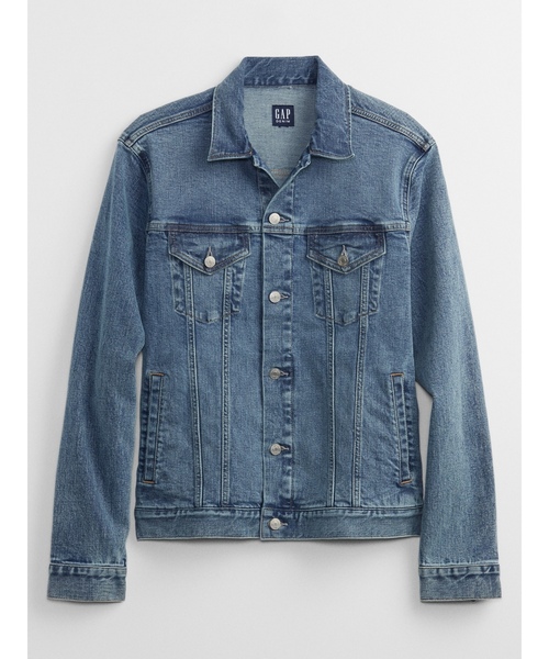 「GAP」 デニムジャケット X-SMALL ライトインディゴブルー メンズ_画像3