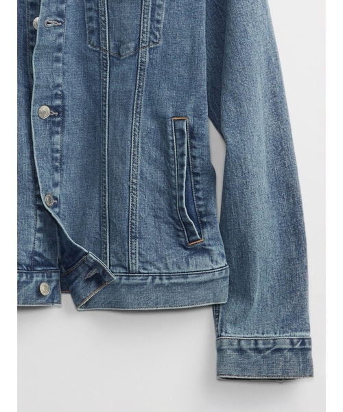 「GAP」 デニムジャケット X-SMALL ライトインディゴブルー メンズ_画像4