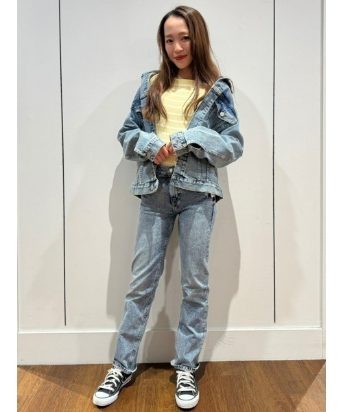 「GAP」 デニムジャケット X-SMALL ライトインディゴブルー メンズ_画像9