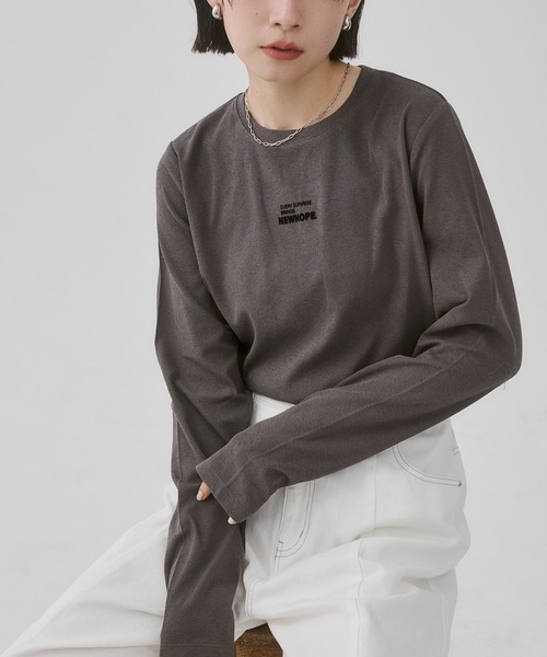 hunch（ハンチ） tシャツ フロッキー ロゴロンT レディース : ZOZOTOWN