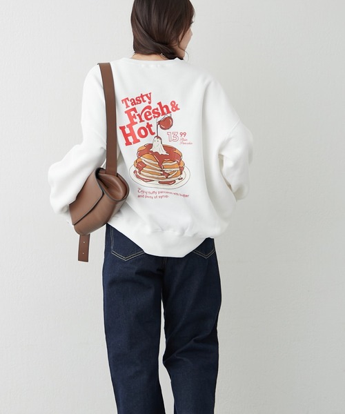 「continuer de NICE CLAUP」 スウェットカットソー FREE ピンク レディース_画像4