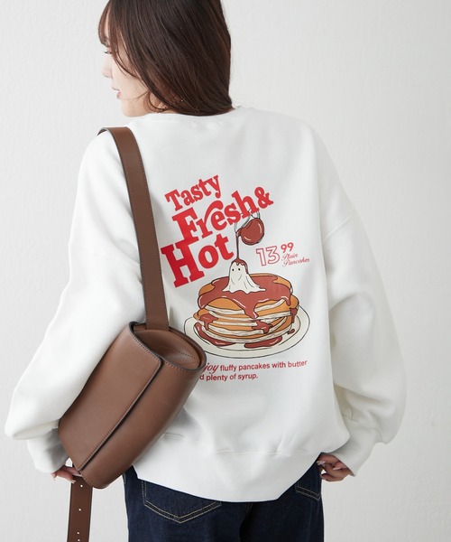 「continuer de NICE CLAUP」 スウェットカットソー FREE ピンク レディース_画像6