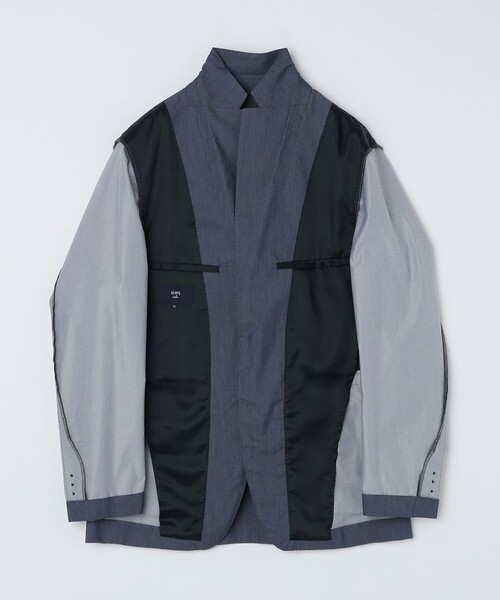 「SHIPS Colors」 テーラードジャケット 46 ブルー メンズ_画像6