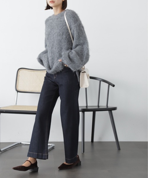 「FREE'S MART」 長袖ニット FREE ブルー レディース_画像5