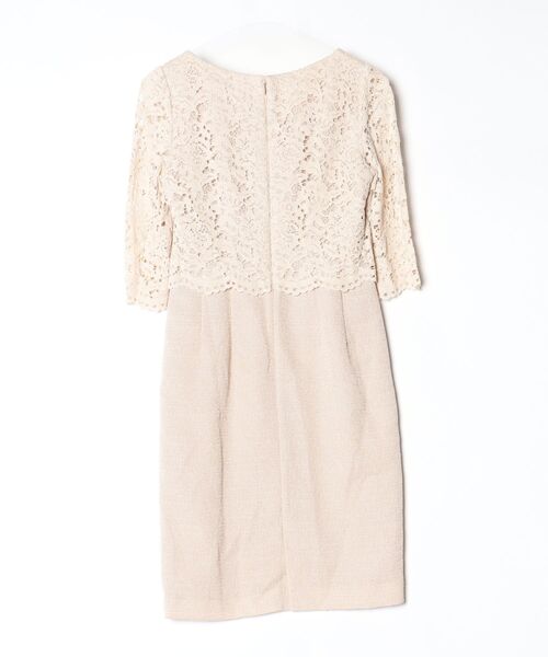 「ships little black」 コンビワンピース「troisiemeCHACOコラボ」 38 ベージュ レディース_画像2