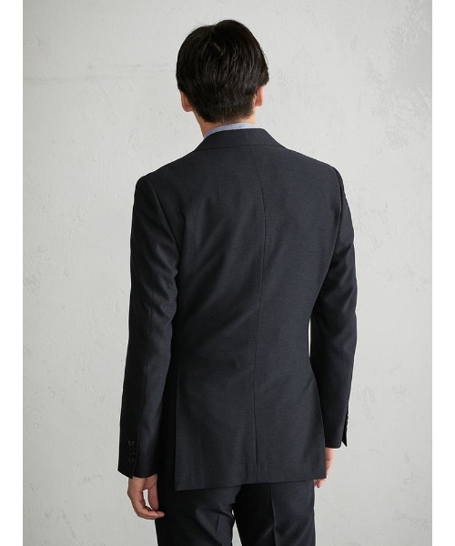 【ゆったりサイズ】パーフェクトスーツファクトリー スリーピーススーツ BB4 紺 Perfect Suit FActory（パーフェクト スーツ ファクトリー