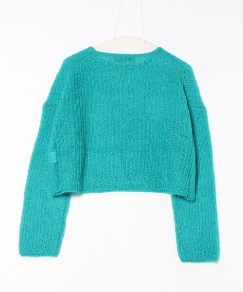 「YVON」 長袖ニット 9号 ベージュ レディース_画像2