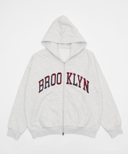 「WEGO」 ジップアップパーカー FREE レッド レディース_画像7