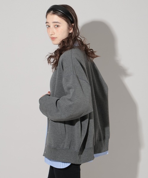 【kolor 22aw】ウール ダンボール スタジャン サイズ2 ダンボールニットスタジャン | FREDY & GLOSTER(フレディ アンド