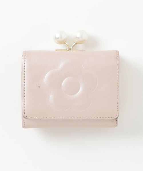 MARY QUANT（マリークヮント） ワンポイント財布 - ピンク レディース