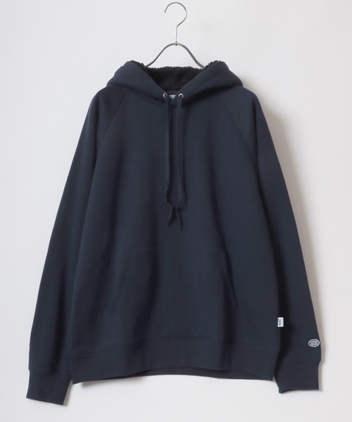 「DISCUS」 プルオーバーパーカー L サックスブルー レディース_画像9