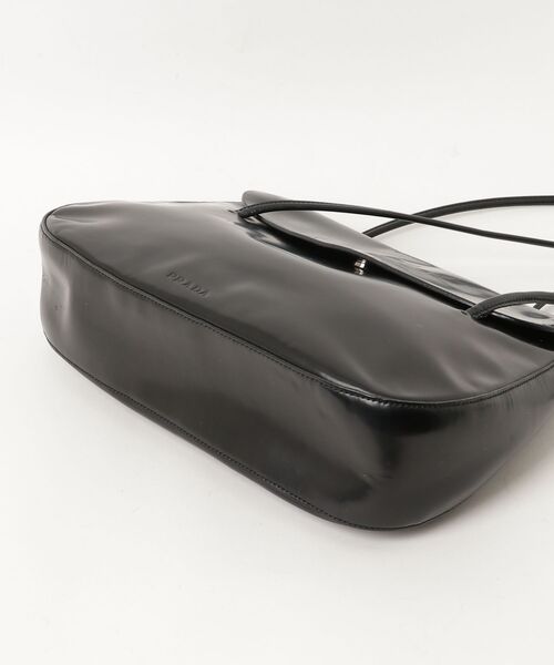 PRADA（プラダ） ロゴ型押し トートバッグ - ブラック レディース 
