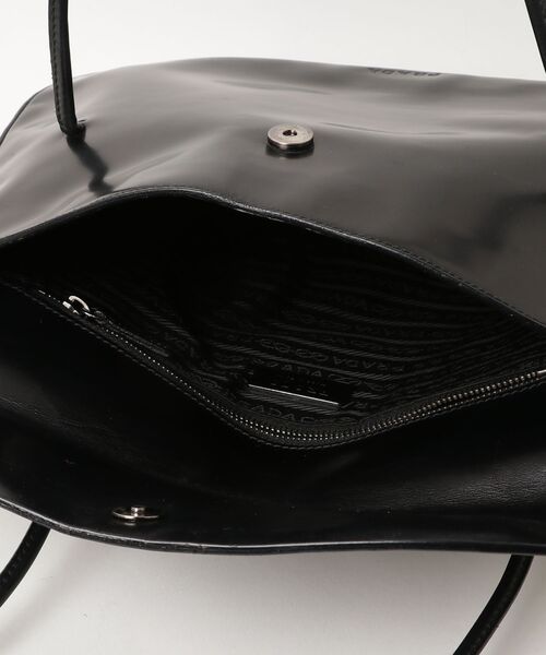 PRADA（プラダ） ロゴ型押し トートバッグ - ブラック レディース 