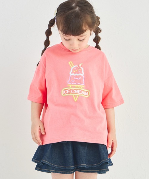 pairmanon（ペアマノン） tシャツ 「綿100%」ガールズ スイーツ ネオン