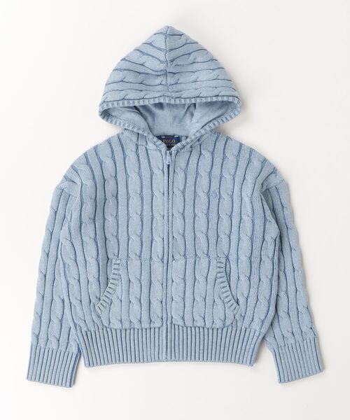 Polo Ralph Lauren Childrenswear パーカー ケーブルニット コットン