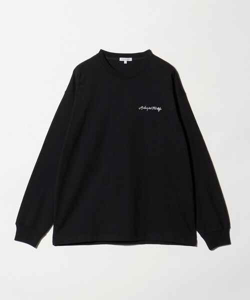 A DAY IN THE LIFE tシャツ ワンポイントロゴ ワイド カットソー「A