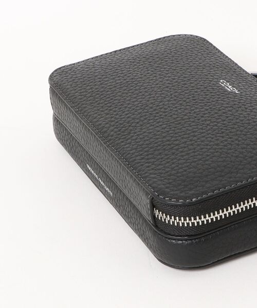 ✨良品✨COACH モノグラム ブラック ボディバッグ※訳あり★ COACH（コーチ） ショルダーバッグ クリントン クロスボディ バッグ