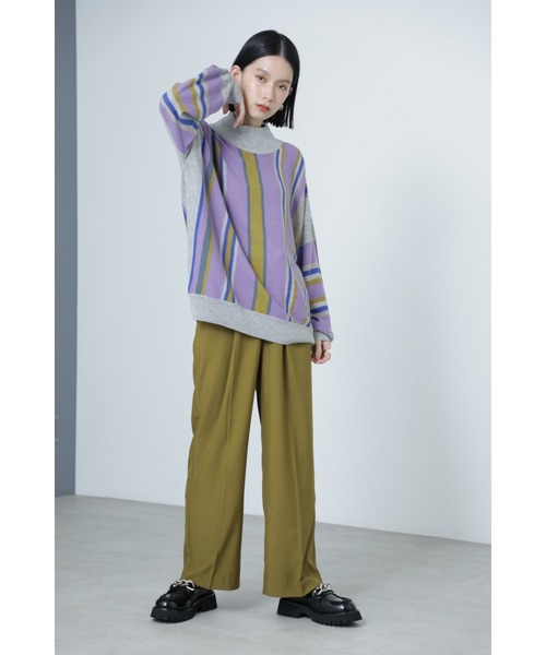 「Mirror Mirror on the wall」 長袖ニット ONE SIZE ブラック レディース_画像4