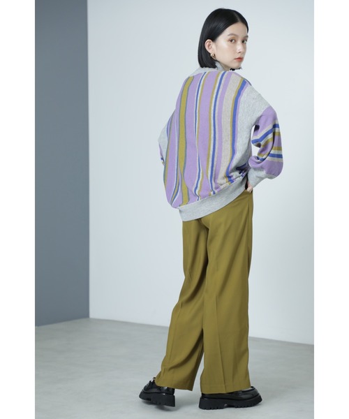 「Mirror Mirror on the wall」 長袖ニット ONE SIZE ブラック レディース_画像5