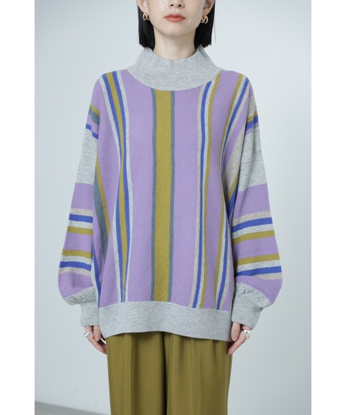 「Mirror Mirror on the wall」 長袖ニット ONE SIZE ブラック レディース_画像6