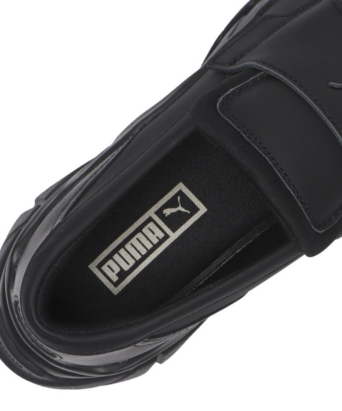 「PUMA」 シューズ 23.5cm ブラック レディースの画像