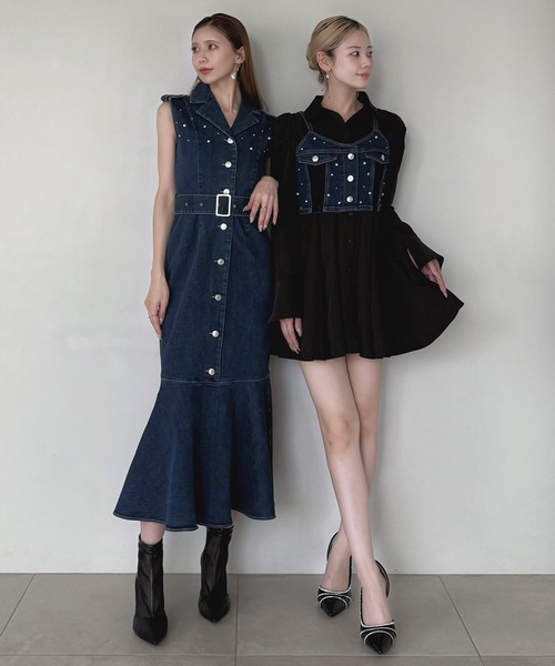 ROYAL PARTY（ロイヤルパーティー） ワンピース liberty デニム 