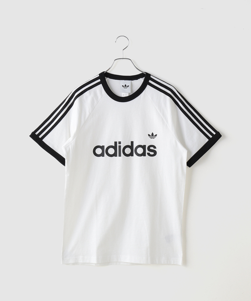 XS【新品/即日発送OK】adidas オリジナルス レディース Tシャツ3 白 アディカラー クラシックス スリーストライプス Tシャツ / アディダス