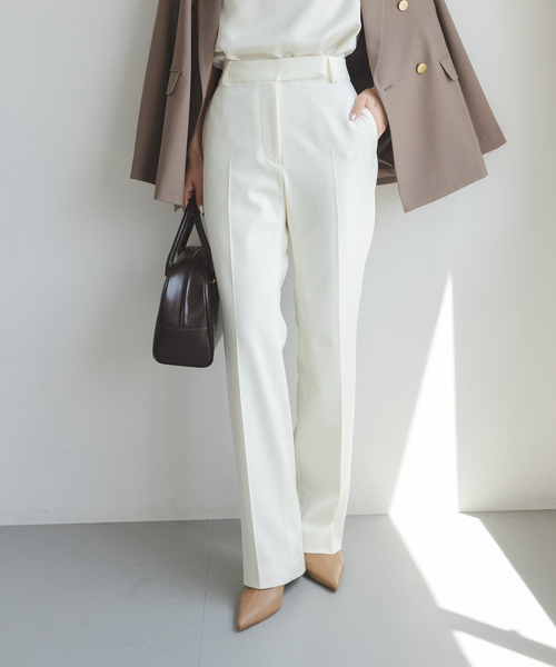 「NOBLE」 パンツ 38 ベージュ レディース