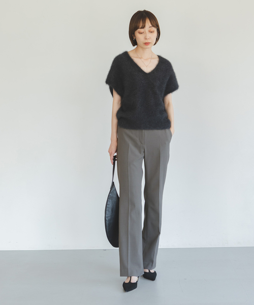 「NOBLE」 パンツ 38 ベージュ レディース_7
