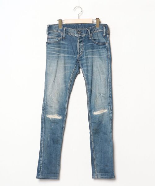 パンツ 5351 POUR LES HOMMES dirty washed jeans 5351 POUR LES HOMMES デニムパンツ 44 ブルー メンズ : ZOZOTOWN