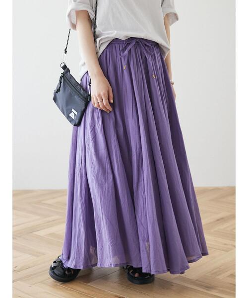 「CRAFT STANDARD BOUTIQUE」 スカート FREE パープル レディース_画像4