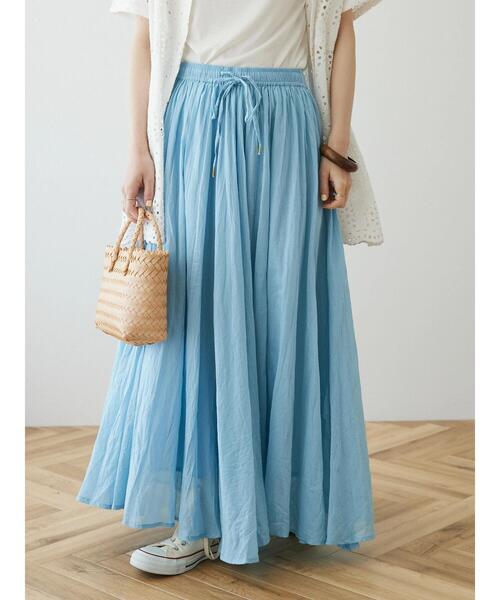 「CRAFT STANDARD BOUTIQUE」 スカート FREE パープル レディース_画像9
