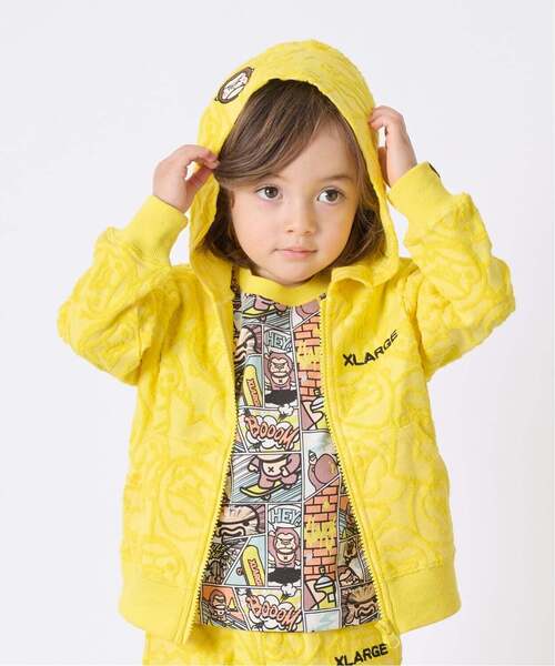 BABYL 骨パーカー Lサイズ 新品未開封 XLARGE KIDS（エクストララージ キッズ） パーカー ファニーゴリラ