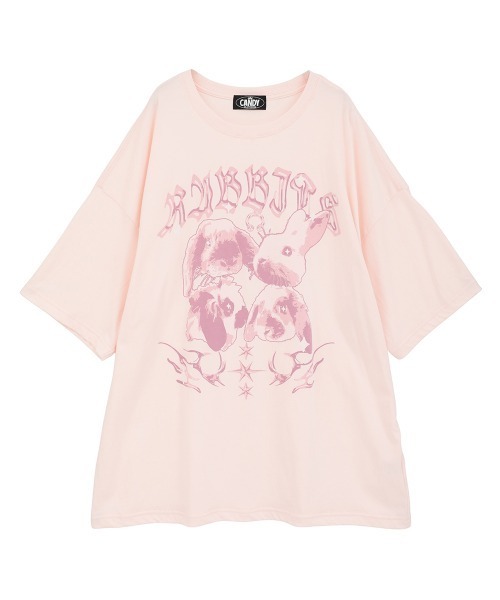 Candy Stripper（キャンディーストリッパー） tシャツ BUNNIES METAL
