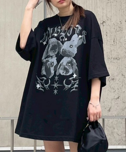 Candy Stripper（キャンディーストリッパー） tシャツ BUNNIES METAL