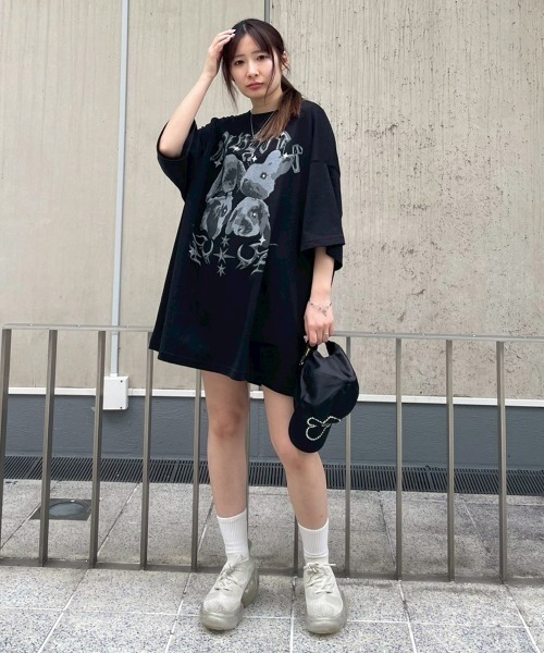 Candy Stripper（キャンディーストリッパー） tシャツ BUNNIES METAL