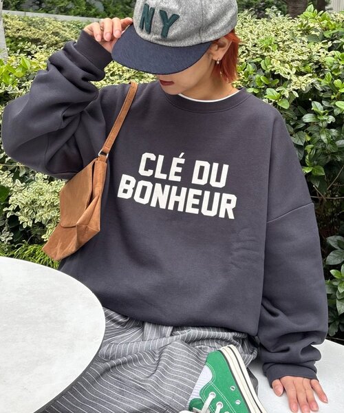「CIAOPANIC TYPY」 スウェットカットソー MEDIUM ネイビー レディース_画像2