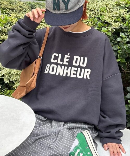 「CIAOPANIC TYPY」 スウェットカットソー MEDIUM ネイビー レディース_画像4